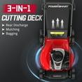 thumbnail image 3 of PowerSmart 21-inch 140cc 4-Cycle B&S Engine Gas Powered Push Walk-Behind Mower, 2-in-1 Bag, 3 of 7
