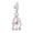 Ballet Dancer, variant on S925 Sterling Silver Congrats Rainbow Gradient Heart Graduation Pendant Charm with Cap and Diploma Dangle Fits Women Charm Bracelets