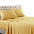 thumbnail image 1 of Royal Tradition Solid 600 Thread Count, 100-Percent Cotton California King Bed Sheets Set (Gold) Breathable, Deep Pocket, 4 Piece Sheet Set, 1 of 4