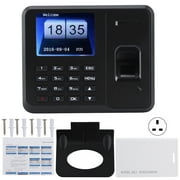 USB Standalone Time Attendance 2.4in TFT LCD Screen Password Fingerprint ID Card Recognition 110?270VUK Plug