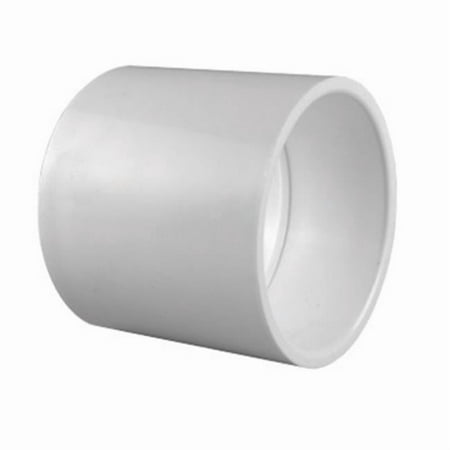 Charlotte Pipe & Foundry PVC021001600 Coupling White 2 in. SXS Schedule 40