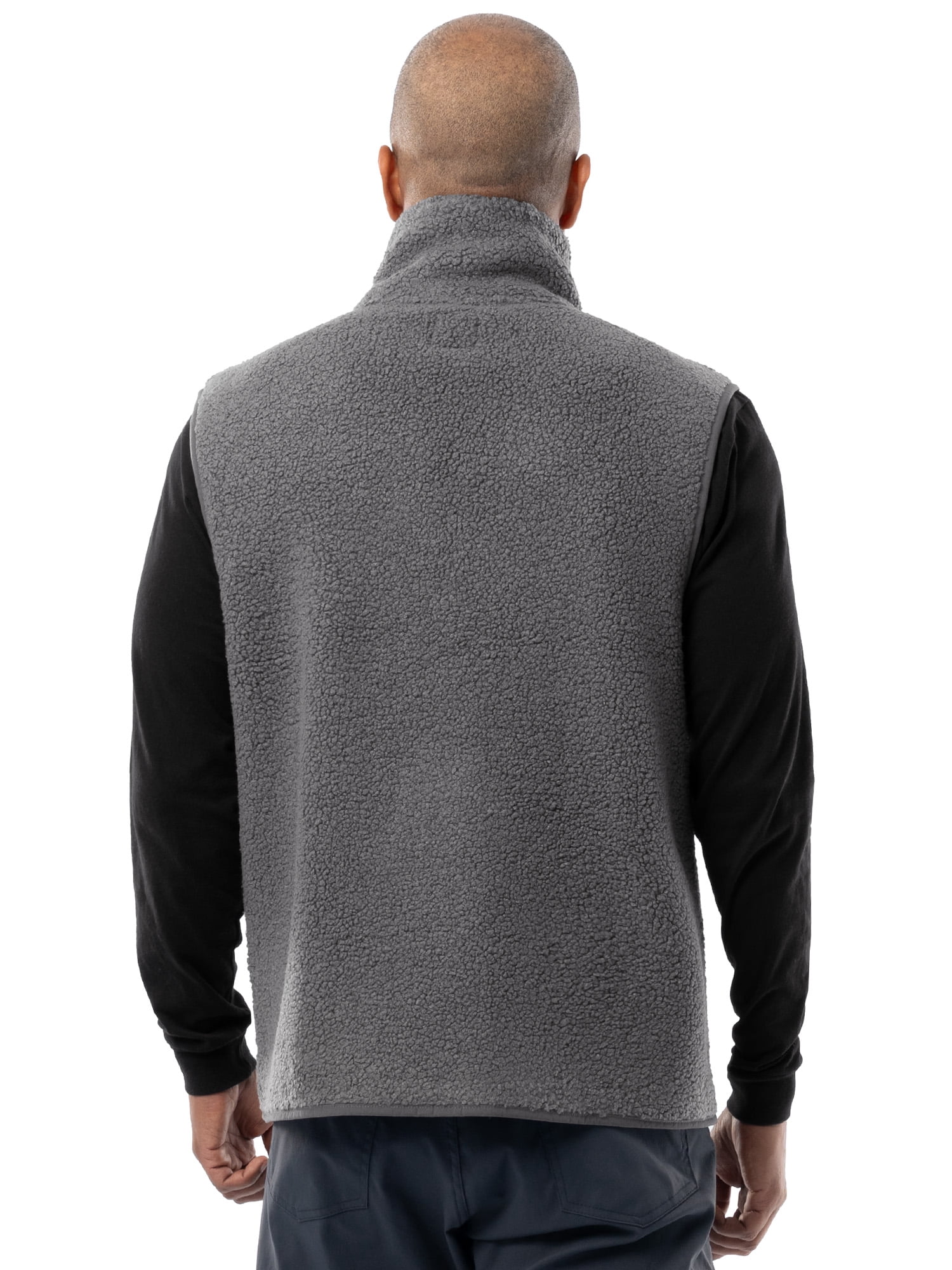 Wrangler Outdoor Men's & Big Men's Full Zip Burly Utility Hiking Sweater Vest, Size S-2XL