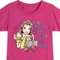 thumbnail image 3 of Disney Princess - Belle Never Judge A Book - Toddler & Youth Girls Short Sleeve T-Shirt, 3 of 5