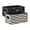 Celestial Elements Beige And Black Color, variant on Felt Storage Bins 2-Pack Foldable Space-Saving Organizer For Home Office Leopard Print Intricate Crosses Decorative