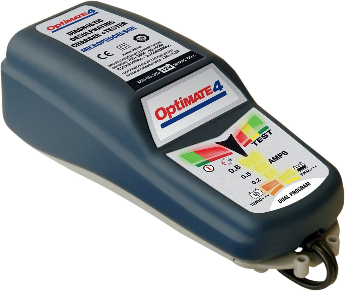 Tecmate Optimate 4 Dual Program Weatherproof Desulfating Battery