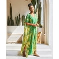 thumbnail image 2 of Edolynsa Long Kaftan Dress for Women Summer Simple Dresses Stylish Evening Dress Holiday Outfit Vacation dress Roomy dress, 2 of 9