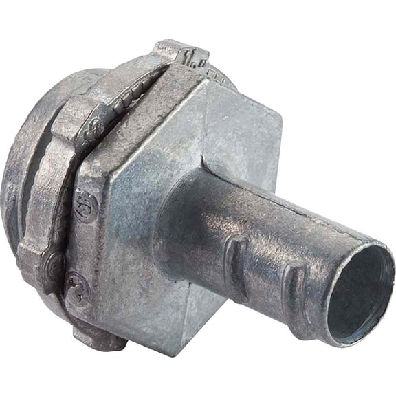 Halex 9442 3/4 In. D Zinc Screw-In Connector For Fmc