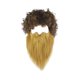 thumbnail image 4 of Conjunto de pelo y barba Fernando accesorios de disfraz bigote marrón, 4 of 8