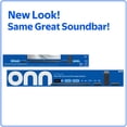 thumbnail image 3 of Open Box onn Bluetooth 5.1 Channel Ultra-Slim Surround Soundbar System with Dolby Atmos, 36", Black, 3 of 8