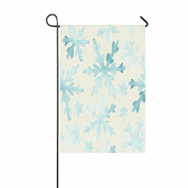 ABPHQTO Navidad copo de nieve hogar al aire libre jardín bandera casa Banner 30x45 cm