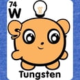 thumbnail image 2 of CafePress - Cute Element Tungsten W - Cute Infant Baby Football Bodysuit, 2 of 3