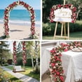 thumbnail image 4 of Topboutique Flower Garland Rose Vines,5 Pcs Artificial Hanging Rose Vines,Silk Pink Rose Floral Garland,Fake Vine Flowers Plants for Wedding Birthday Backdrop Home Garden Arch Party Decor,total 40ft, 4 of 9
