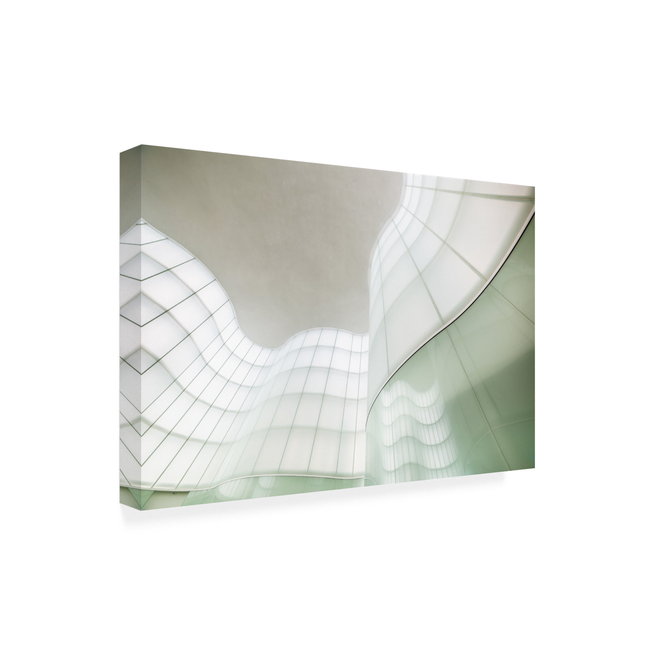 Canvas Wall Art - Marco Tagliarino 'Lights And Waves' Wall Art for Living Room, Bedroom, or Office D?cor by Trademark Fine Art - 47 x 30 Inches