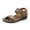 Gray, variant on Anuirheih Women's Summer Fashion Casual Comfortable Sandals Solid Color Wedge Metal Buckle Sandals Sandals Women (Gray)
