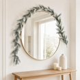 thumbnail image 6 of Artificial Christmas Garland, 5.91FT Flocked Faux Pine Needle Greenery Garland for Archway, Fireplace Mantel, Porch Banister, Winter Holiday Table Decor, 6 of 8