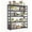 With Fences 77''Hx47.2''Wx18''D, variant on Hymnxemo 31.5-Inch 3-Tier Metal Bookshelf - Adjustable Industrial Bookcase for Living Room, Office & Bedroom,31.5" Hx27.6 Wx11.8 D