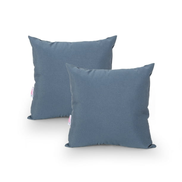 Rheanna Modern Throw Pillow Cover Set Of 2 Dusty Blue Com Rheanna Modern Throw Pillow Cover Set, Contemporary Throw Pillows For Sofa