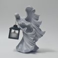thumbnail image 4 of Mensajero del Infierno con Linterna，Lámpara de decoración de Bruja,Luces LED para Decoraciones de Halloween, Fantasma Realista de Resina (Mensajero del Infierno Blanco), 4 of 4