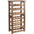 thumbnail image 4 of LDHF Wooden Wine Rack, 7 Tire Floor Wine Storage Rack, 28 Bottles Holder, Free Standing Display Rack for Kitchen, Pantry, Cellar, Natural Free Standing Floor Wine Rack, 4 of 4