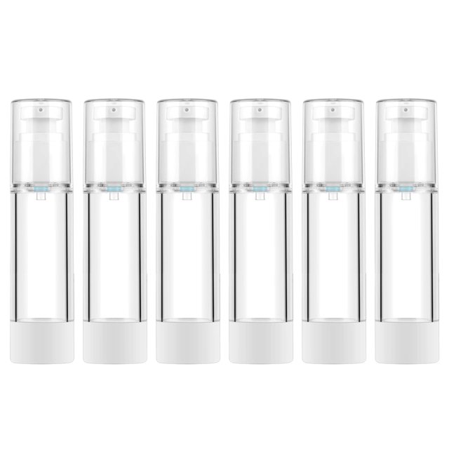 Botella dosificadora de crema cosmética Airless LONGWAY, 50 ml (paquete de 6)