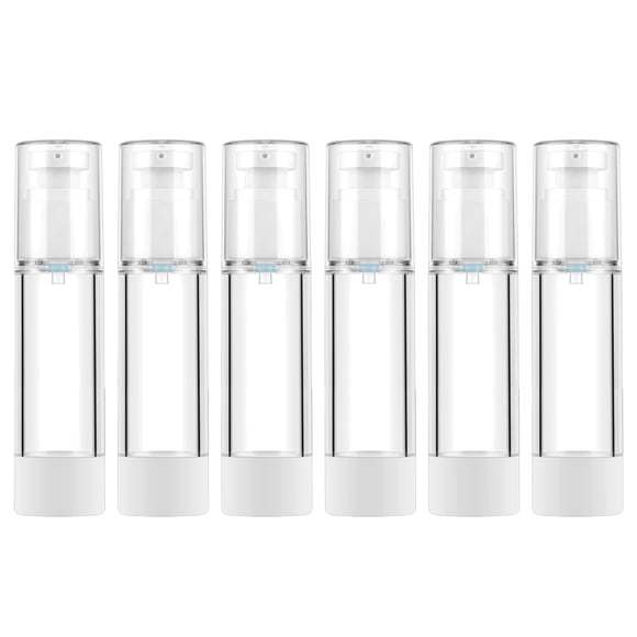 Botella dosificadora de crema cosmética Airless LONGWAY, 50 ml (paquete de 6)