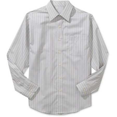 Big Men's Stripe Premium Dress Shirt