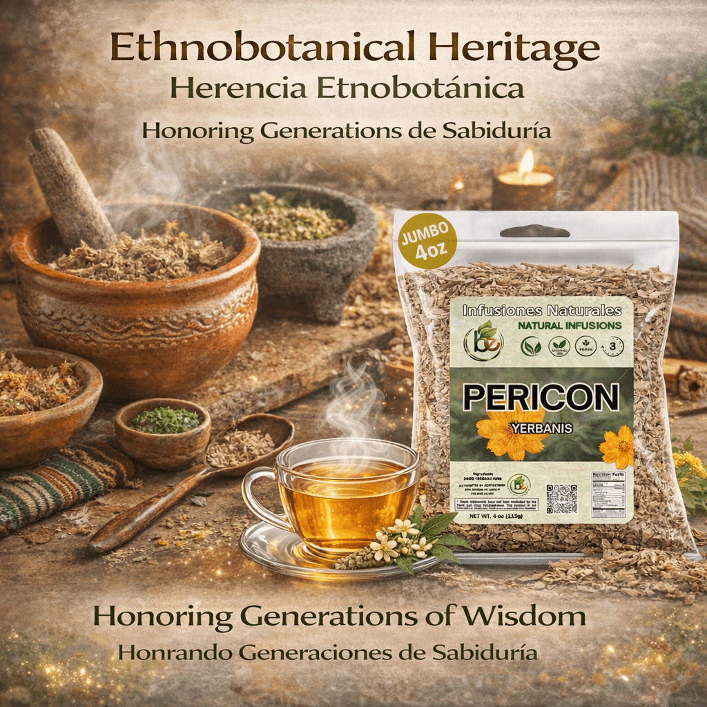 PERICON - Pericon (Yerbanis) Herbal Tea 4 oz, 100% All Natural Fresh Tea- vegan-raw Beverage