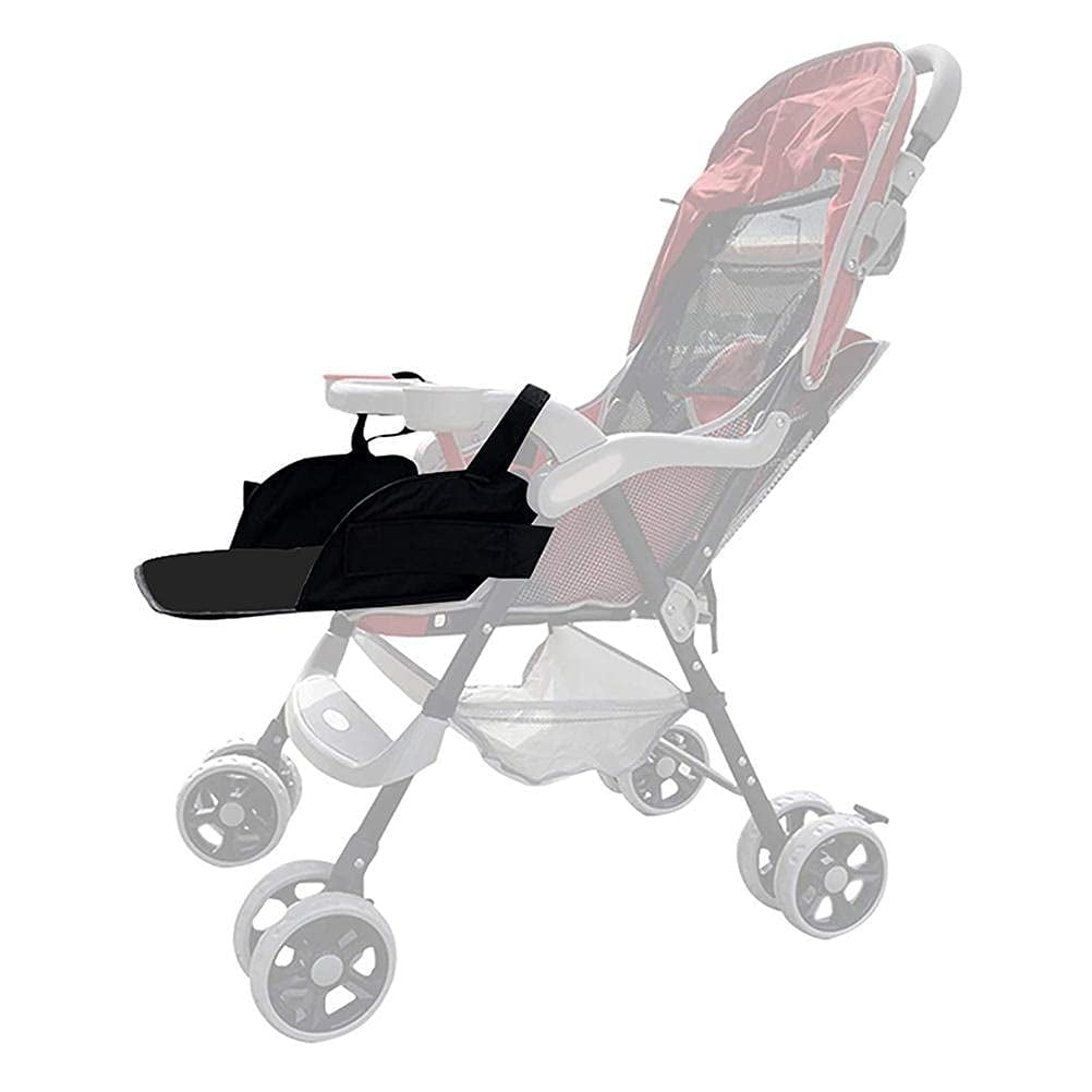 Liho Stroller Footrest, Baby Stroller Extension Footrest, Removable and Adjustable Stroller Foot Support (Black) A605