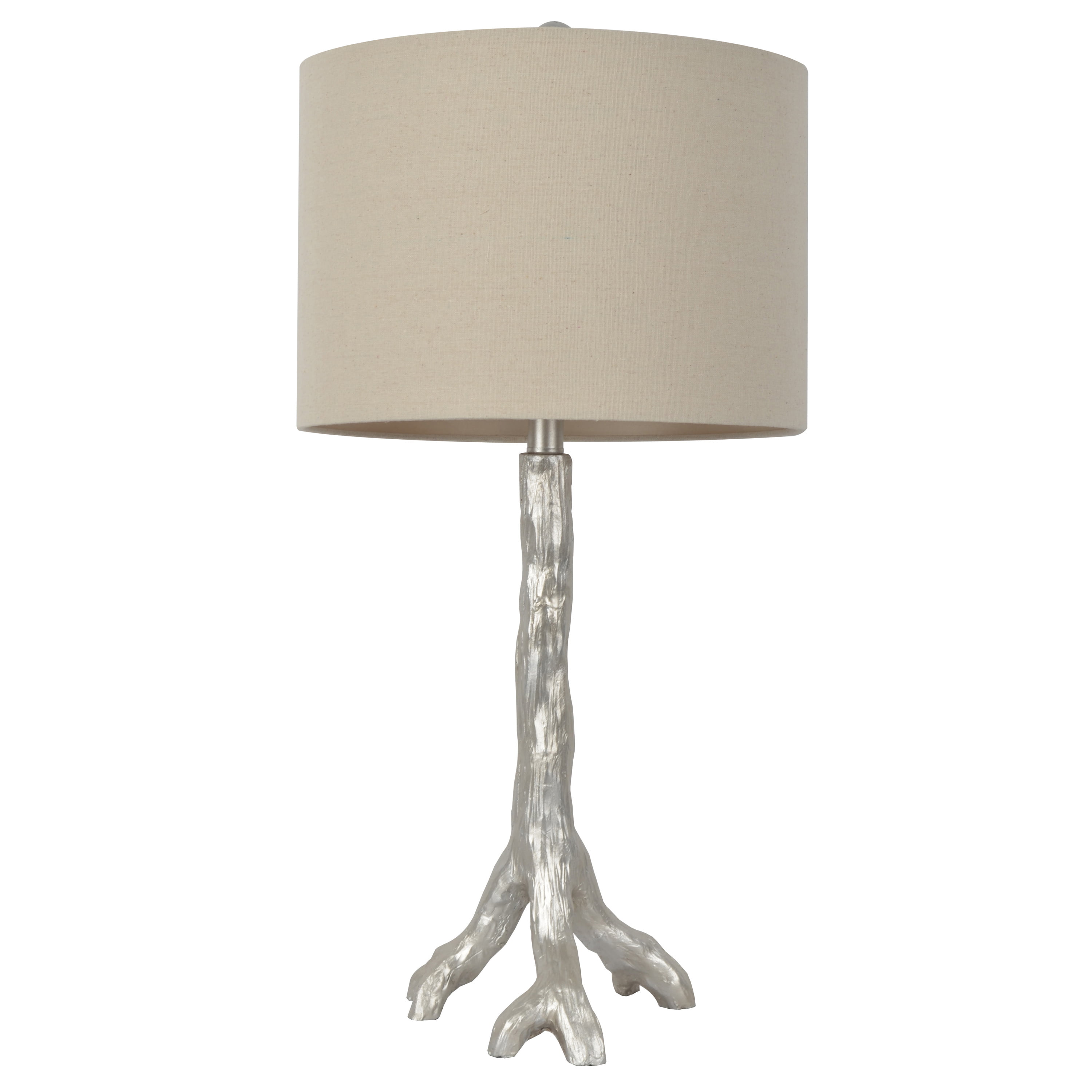 Pacific Coast Lighting White Forest Birch Branches Metal Table Lamp In  Natural