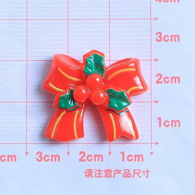 Figuras de dibujos animados de resina para manualidades, 10 piezas, Kawaii, hombre de jengibre, muñeco de nieve, campanas, árboles, espalda plana, álbum de recortes de Navidad, decoración DIY