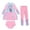 Pink2, variant on Gunia Swimsuits For Girls Upf 50 Sun Long Sleeve Rash Guard Swim Pants With Matching Bikini Top Toddler Kids Bathing Suit Swimwear For Beach Pool 3-10 Years
