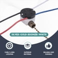 thumbnail image 4 of 3 Uds Ze-208S E89885 Velocidades 4 Cables Interruptor de Cadena TraccióN Ventilador Techo Luz Pieza Repuesto,A, 4 of 5