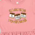 thumbnail image 4 of Inktastic Camping is S'more Fun Together-s'mores Girls Toddler Dress, 4 of 5