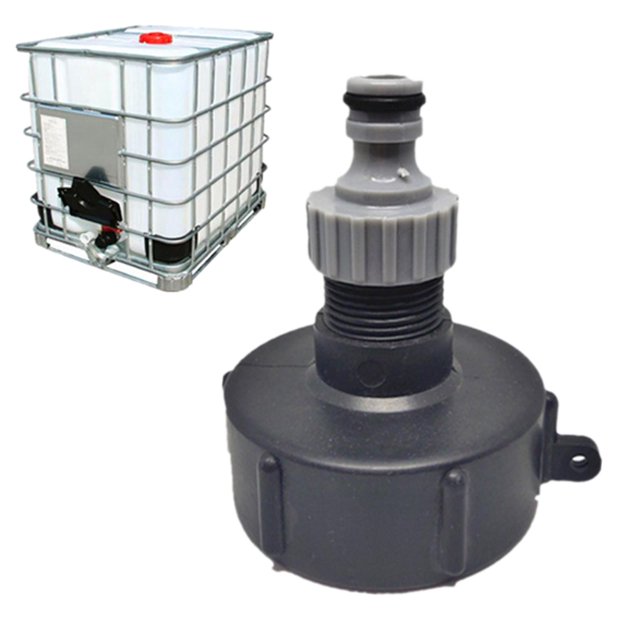 Adaptateur Durable de Boyau IBC Raccords de Réservoir d'Eau DN20 Joints Filetés Robinet de Jardin
