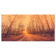 thumbnail image 2 of Forest Road into Sunrise - Landscape Photography Canvas Art Print, 2 of 3
