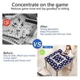 thumbnail image 5 of Elegant Mahjong Mat for Table, 31.5*31.5in Anti Slip American Mahjong Table Cloth, Noise Reduction, Neoprene Mah jongg Mat with Carrying Bag & 3 Dices, Mahjong Set Gift for Board Tile Games Mats, 5 of 7