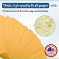 thumbnail image 4 of Kraft Bubble Mailers (#2) 8.5x12 Inches Shipping Padded Envelopes With Self Seal Tape 50 Pack (50 Pack), 4 of 7