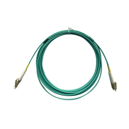 UPC: 0889028158999 | Monoprice OM4 Fiber Optic Cable – 3 Meters – Aqua  LC/LC  UL  50/125  Multi Mode  10GB  OFNR  Corning  For High-Throughput Enterprise Networks