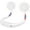 White, variant on KOMI Neck Fan Portable Face Fan Personal USB Hands-Free Mini Wearable Sports Handheld Cooling Small New Fans Around Your Neck for Travel Office Room Household Outdoor Sports