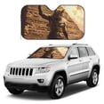 thumbnail image 4 of Bingfone Egyptian Cat Pharaoh Magic Car Windshield Sunshade,Sun Foldable Sun Shield Sun Visor for Car - Small, 4 of 8