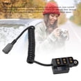 thumbnail image 3 of D Tap Splitter Hub, D Tap Splitter Cable Safe 3 Port LED Digital Display Efficient  for Camera Battery, 3 of 7