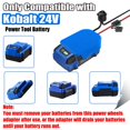 thumbnail image 2 of Adaptador de Batería UNIKI Kobalt 24V Max con Interruptor y Fusible, 2 of 7