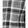 thumbnail image 4 of American Rag Mens Flannel Button Up Shirt, Black, Large, 4 of 5