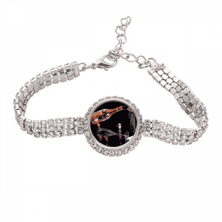 Glass Bootle Ice Bucket Decoration Tennis Chain Anklet Bracelet Diamond Jewelry