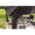 thumbnail image 6 of Sojag 12' X 16' Genova Hardtop Gazebo 4-Season Outdoor Shelter With Mosquito Net, 6 of 12
