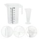 thumbnail image 4 of ColoMX 2 tazas medidoras: taza medidora de cocina transparente para hornear y cocinar, báscula práctica con marcas de alta capacidad, accesorio de cocina., 4 of 8
