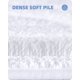 thumbnail image 4 of Alfombrilla de baño antideslizante, alfombrilla absorbente para baño, alfombrilla de ducha de microfibra suave, lavable a máquina, 40 x 60 cm, color blanco, 4 of 5