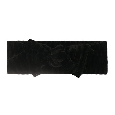 

Kids Girls Baby Solid Velvet Headband Hair Band Bow Accessories Headwear