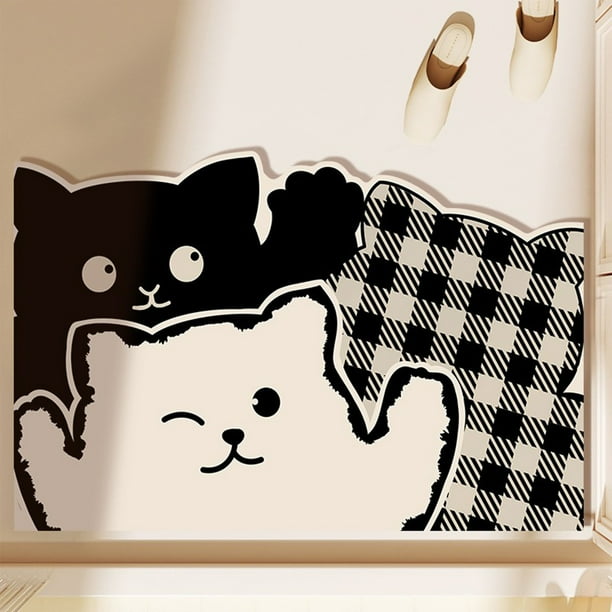Water Absorbent Floor Mats Toilet Mat Soft Mats Restroom Bathroom Doorway Drying Non Slip Mats