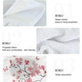 thumbnail image 5 of GZHJMY Cherry Blossom Hand Towels 2 Pcs Soft Butterfly Floral Hanging Towel High Absorbent Cherry Blossoms Dish Towel Fast Drying Flower Towel for Kitchen Decorative 12x17 inch, 5 of 7